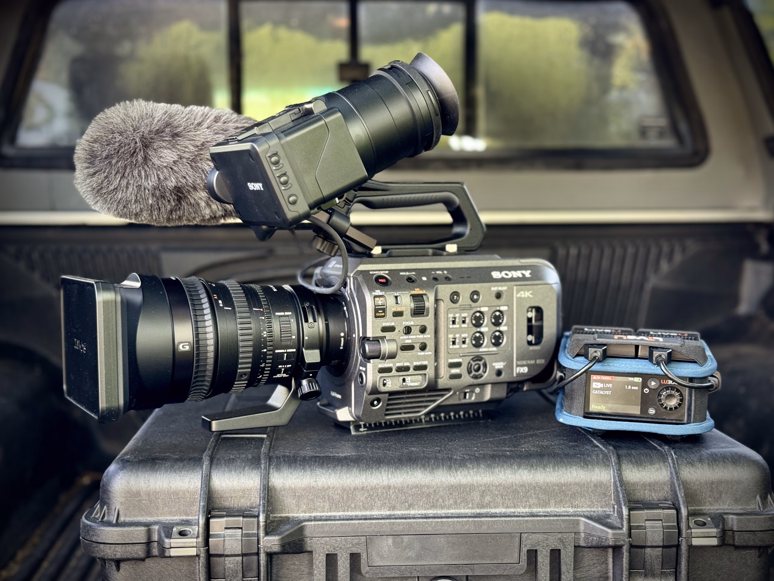 Sony FX9 camera and LiveU